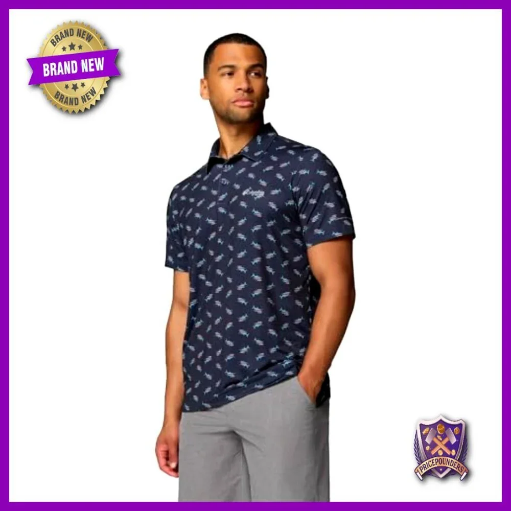 Performance Stretch Polo with Sun Protection & Moisture Wicking